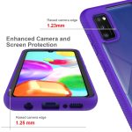 For Samsung Galaxy A41 Starry Sky Solid Color Series Shockproof PC + TPU Protective Case(Black) - Image 5
