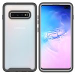 For Samsung Galaxy S10 Plus Starry Sky Solid Color Series Shockproof PC + TPU Protective Case(Black)