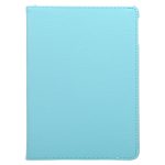 For iPad 9.7 (2018) & iPad 9.7 (2017) & Air 2 & Air 360 Degree Rotation Litchi Texture Leather Case with 2 Gears Holder(Blue) - Image 2