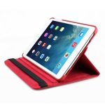 For iPad 9.7 (2018) & iPad 9.7 (2017) & Air 2 & Air 360 Degree Rotation Litchi Texture Leather Case with 2 Gears Holder(Red) - Image 3