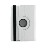 For iPad 9.7 (2018) & iPad 9.7 (2017) & Air 2 & Air 360 Degree Rotation Litchi Texture Leather Case with 2 Gears Holder(White)