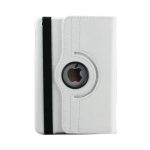 For iPad 9.7 (2018) & iPad 9.7 (2017) & Air 2 & Air 360 Degree Rotation Litchi Texture Leather Case with 2 Gears Holder(White) - Image 2