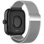 For Redmi Watch 4 Milan Magnetic Steel Mesh Watch Band(Silver) - Image 2