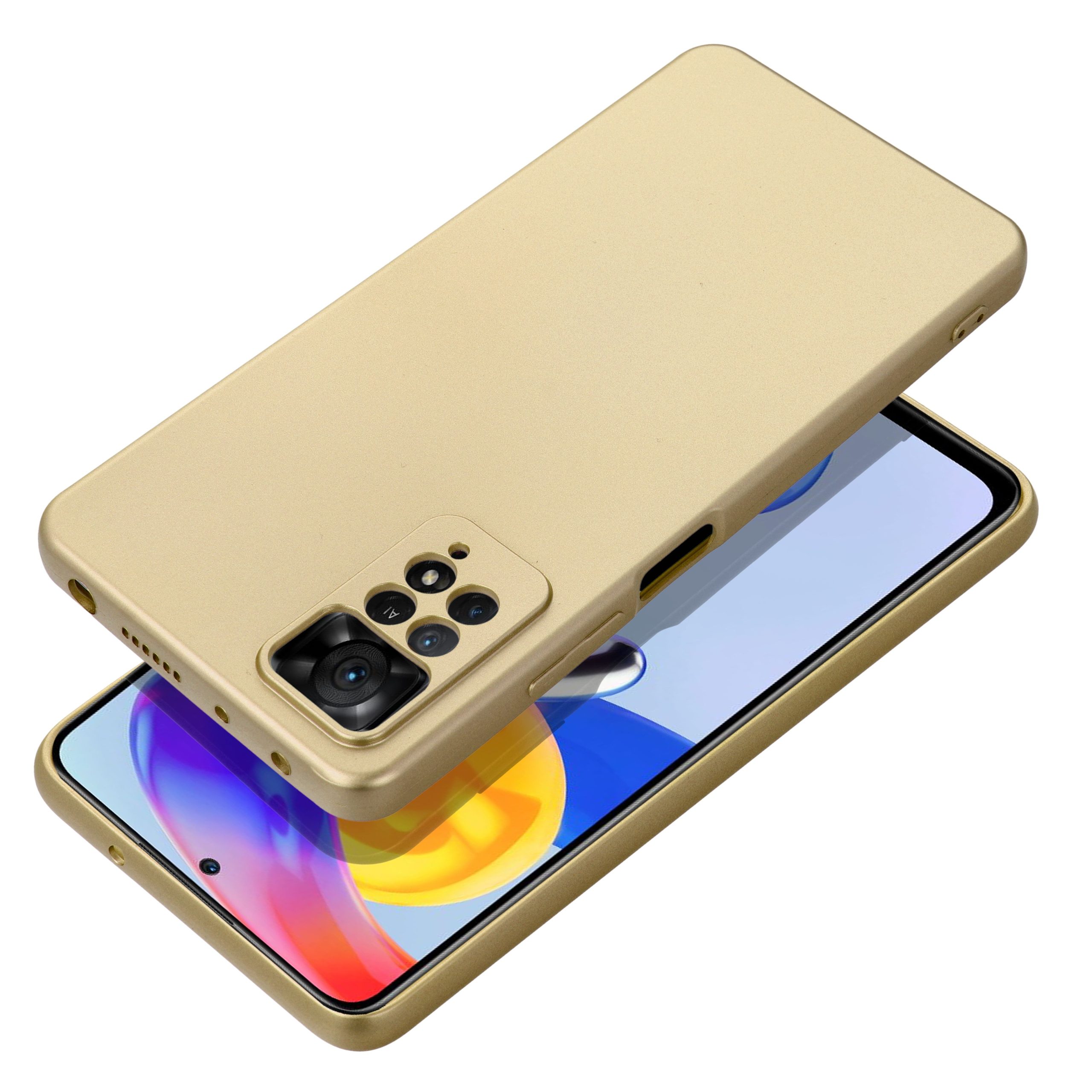 a0575efa83ee46e18d86bc7bf0958d27 ΜΕΤΑΛΛΙΚΗ Θήκη για XIAOMI Redmi 13C χρυσή - Image 1