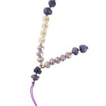 Κρεμαστό LOVE για το τηλέφωνο / μήκος σχοινιού 44 cm (22 cm στη θηλιά) / για το χέρι - μωβ - Image 4