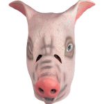 Αποκριάτικη Μάσκα Προσώπου Latex Γουρούνι