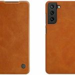 Nillkin Qin Book Δερμάτινο Καφέ (Galaxy S21 FE 5G)