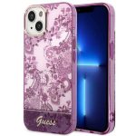 Guess Porcelain Collection Back Cover Πλαστικό Fuschia (iPhone 14 Plus)