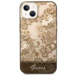 Guess Porcelain Collection Back Cover Πλαστικό Ochre (iPhone 14 Plus)