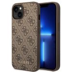 Guess 4G Metal Gold Logo Back Cover Πλαστικό Καφέ (iPhone 14 Plus)