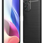 Forcell Carbon Back Cover Σιλικόνης Ανθεκτική Μαύρο (Mi 11i)