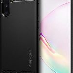 Spigen Rugged Armor Back Cover Σιλικόνης Μαύρο (Galaxy Note 10)