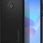 Spigen Rugged Armor Back Cover Σιλικόνης Μαύρο (Huawei Y6 Prime 2018)