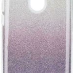 Forcell Shining Back Cover Σιλικόνης Clear / Violet (Redmi 5 Plus)