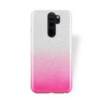 Forcell Glitter Shine Cover Hard Case Clear / Pink (Xiaomi Redmi Note 8 Pro)