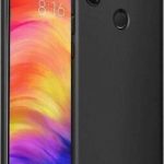 Flash Mat Back Cover Σιλικόνης Μαύρο (Xiaomi Redmi 7)