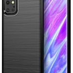 Forcell Carbon Back Cover Σιλικόνης Μαύρο (Galaxy S20+)