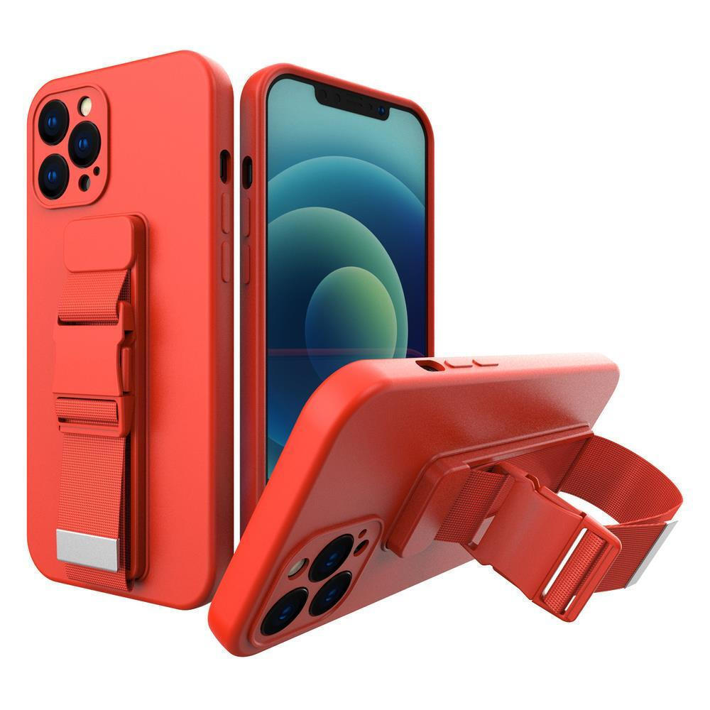 20230918150459_hurtel_rope_wallet_silikonis_me_louraki_kokkino_galaxy_s20 Rope Wallet Σιλικόνης με Λουράκι Κόκκινο (Galaxy S20+) - Image 1
