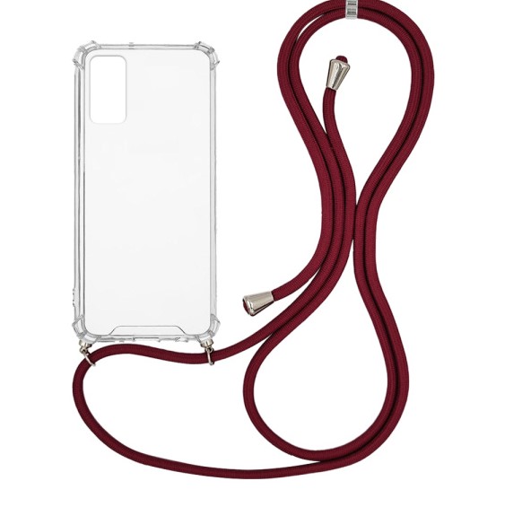 5201101891848-1-600x600 Θήκη Σιλικόνης με Κορδόνι Μπορντό ΓΙΑ Samsung Galaxy S20 - Image 1
