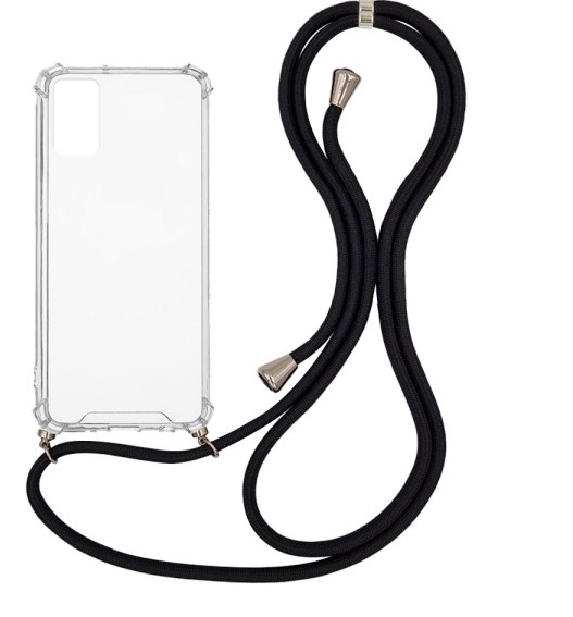 5201101892111-1-600x600 Θήκη Σιλικόνης με Μαύρο Κορδόνι Samsung Galaxy S20 Plus /ΔΙΑΦΑΝΕΣ - Image 1