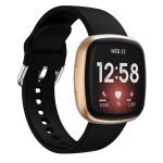 Για Fitbit Versa 3 Silicone Watch Band(Μαύρο) - Image 2