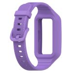 For Huawei Band 8 / Huawei Band 7 / Honor Band 6 Universal Integrated Silicone Watch Band(Lilac Purple) - Image 5