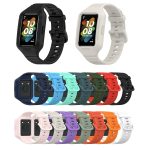 For Huawei Band 8 / Huawei Band 7 / Honor Band 6 Universal Integrated Silicone Watch Band(Lilac Purple) - Image 4