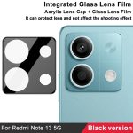 For Xiaomi Redmi Note 13 5G imak High Definition Integrated Glass Lens Film Black Version - Image 2
