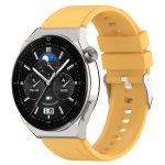 Για Huawei Watch GT3 42mm 20mm - Για Huawei Watch GT2 42mm / Watch 2 20mm - Για Honor Magic Watch 2 42mm 20mm Προεξέχουσα κεφαλή λουράκι σιλικόνης 20mm Ασημένια πόρπη (YELLOW) - Image 4