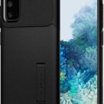 Spigen Slim Armor Back Cover Μαύρο (Galaxy S20)