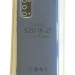 2mm Back Cover Σιλικόνης Διάφανο ΜΠΛΕ (Galaxy S20)