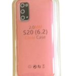 2mm Back Cover Σιλικόνης Διάφανο ΡΟΖ (Galaxy S20)