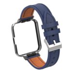 Για Xiaomi Mi Watch Lite / Redmi Watch Γνήσιο δερμάτινο λουράκι  (Σκούρο μπλε) - Image 2