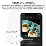 A9 Pro έξυπνη πολύχρωμη οθόνη αφής ANC + ENC μείωση θορύβου ασύρματο ακουστικό Bluetooth (λευκό) - Image 7