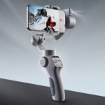 FUNSNAP Capture 5 Professional 3-Axis Handheld Phone Gimbal Live Stabilizer, Combo Έκδοση (Γκρι)