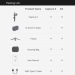 FUNSNAP Capture 5 Professional 3-Axis Handheld Phone Gimbal Live Stabilizer, Combo Έκδοση (Γκρι) - Image 12