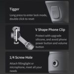 FUNSNAP Capture 5 Professional 3-Axis Handheld Phone Gimbal Live Stabilizer, Combo Έκδοση (Γκρι) - Image 6