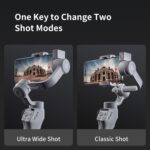 FUNSNAP Capture 5 Professional 3-Axis Handheld Phone Gimbal Live Stabilizer, Combo Έκδοση (Γκρι) - Image 7
