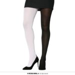 Καλσόν Δίχρωμο Άσπρο Μαύρο