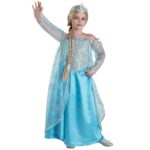 Παιδική Στολή Βασίλισσα Του Πάγου με Περούκα