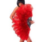 Βεντάλια Κόκκινη Super Deluxe Γίγας 105cm