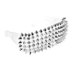 Γυαλιά Με Καρφιά Ασημί