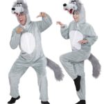 Στολή Μασκότ Λύκος Ολόσωμη Φόρμα