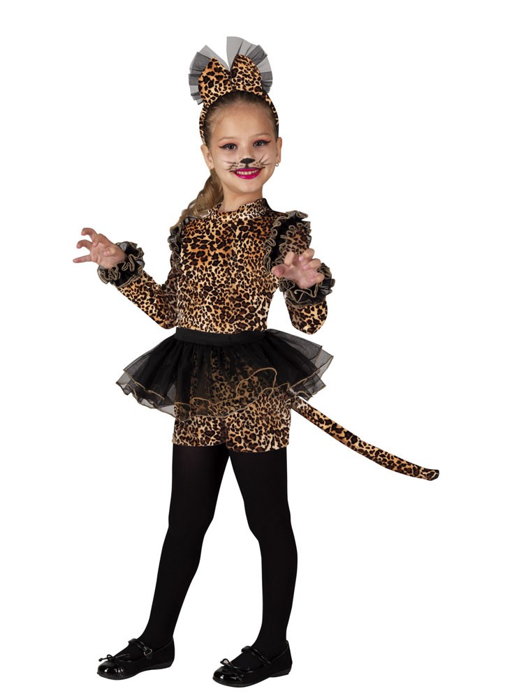 4517 Παιδική Στολή Animal Ballerina Καφέ - Image 1