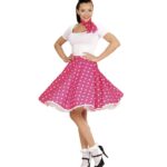 Στολή Polka 50's Ροζ