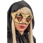 Μάσκα Βενετσιάνικη Μαύρο Χρυσό
