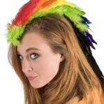 Στέκα Παπαγάλου Φτερά Πολύχρωμα