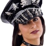 Καπέλο Punk Rock Με Καρφιά