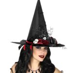 Καπέλο Μάγισσας Με Διακοσμητικά