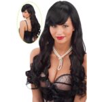 Περούκα Μαύρη Μακριά Deluxe